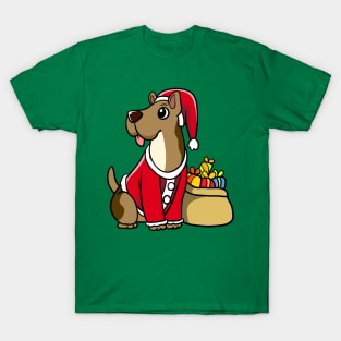 Great Dane Santa T-Shirt